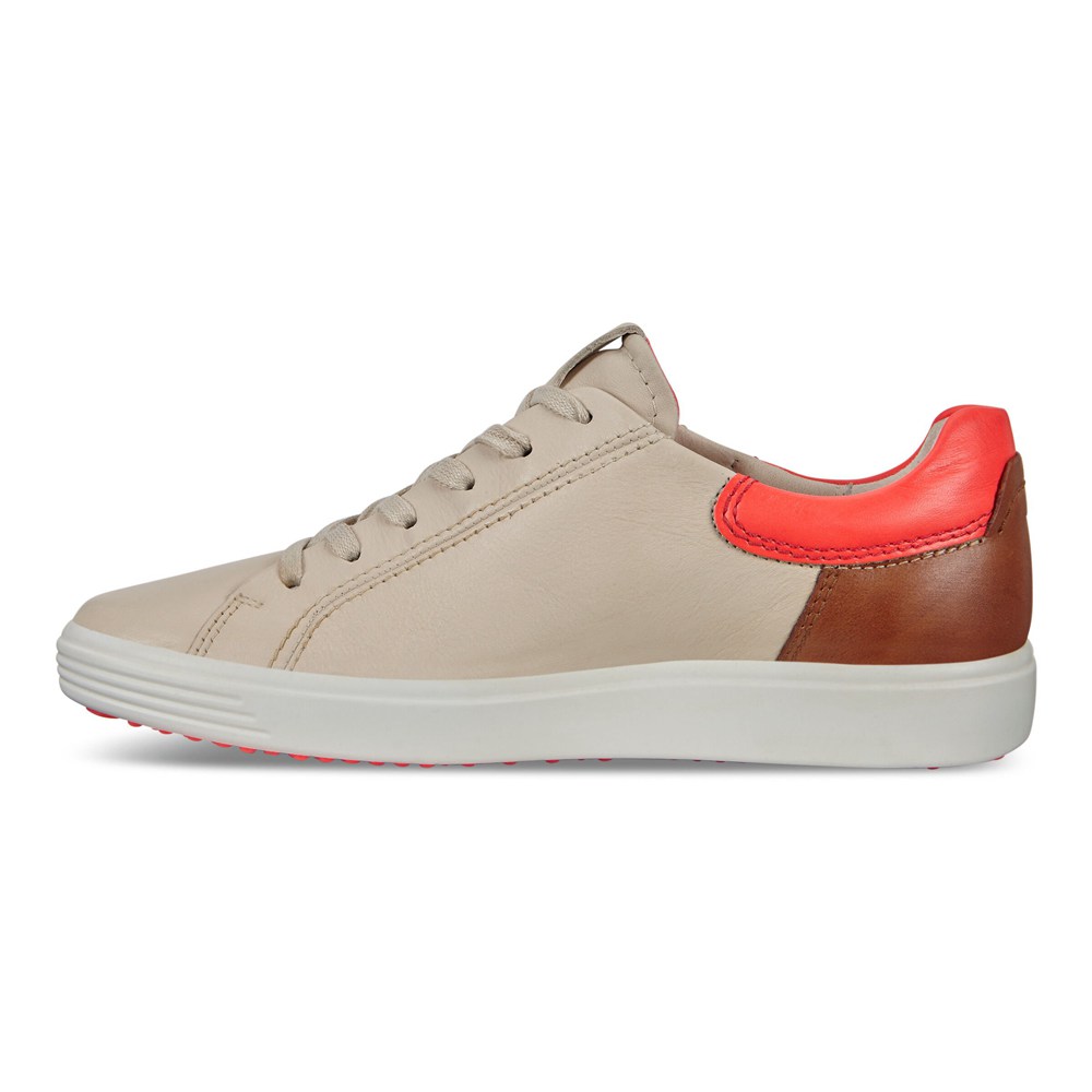 Tenis Mujer - ECCO Soft 7 Street - Beige - ARD246871